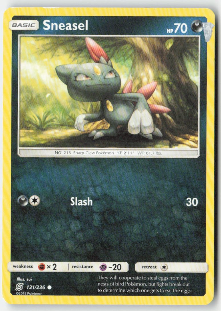 Sneasel 131/236 Regular Unified Minds Moderately Played