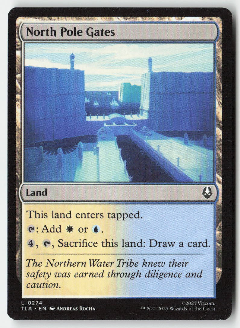North Pole Gates TLA 274 Common Moderately Played, Front