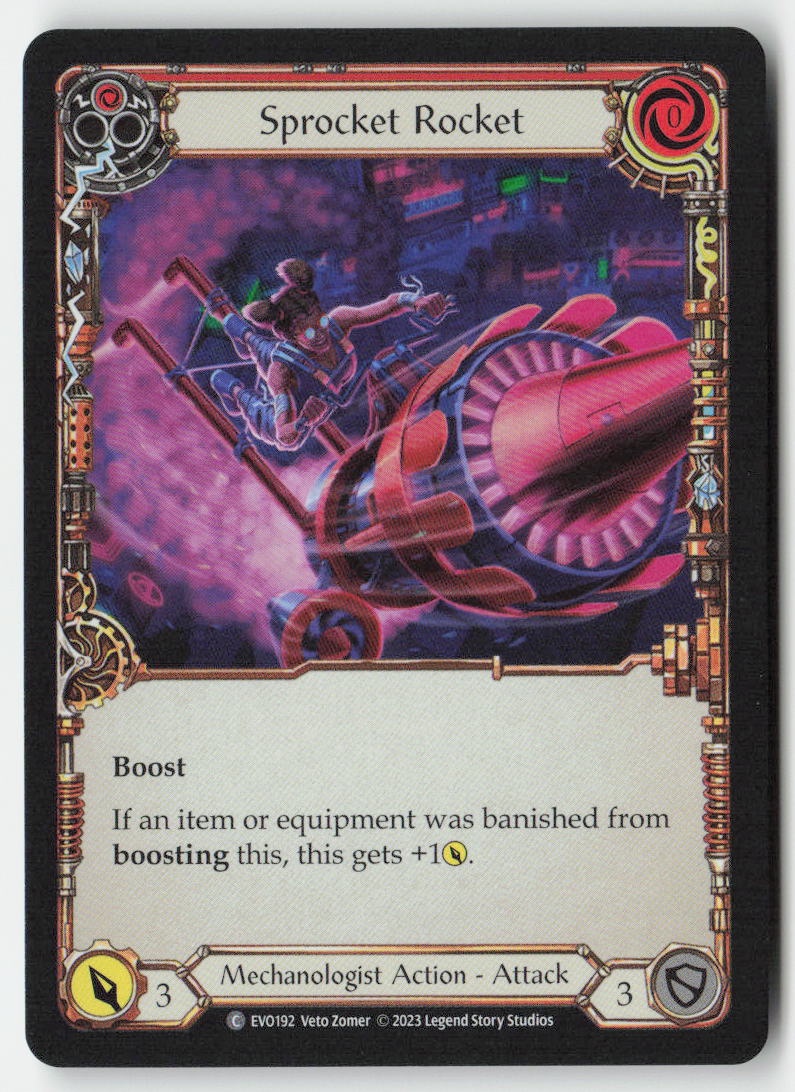 Sprocket Rocket (Red) #EVO192 - Bright Lights - Flesh and Blood - Common - Near Mint