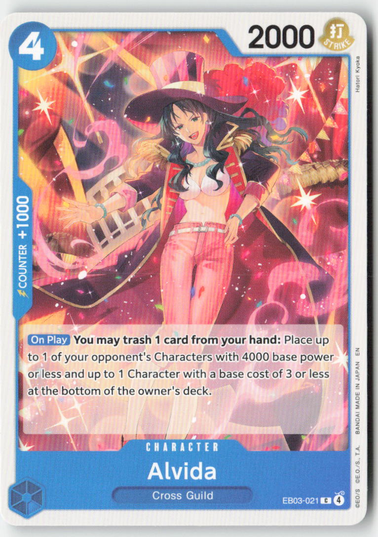 Alvida EB03-021 Normal Common Lightly Played, Front