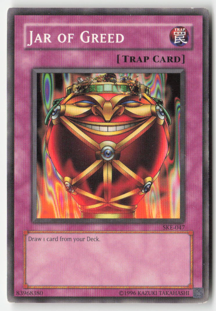 Jar of Greed SKE-047 Unlimited Common Moderately Played