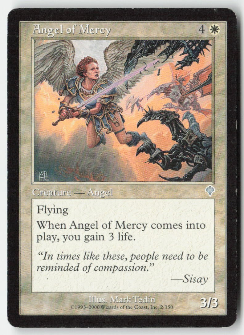 Angel of Mercy INV 2 Uncommon Moderately Played