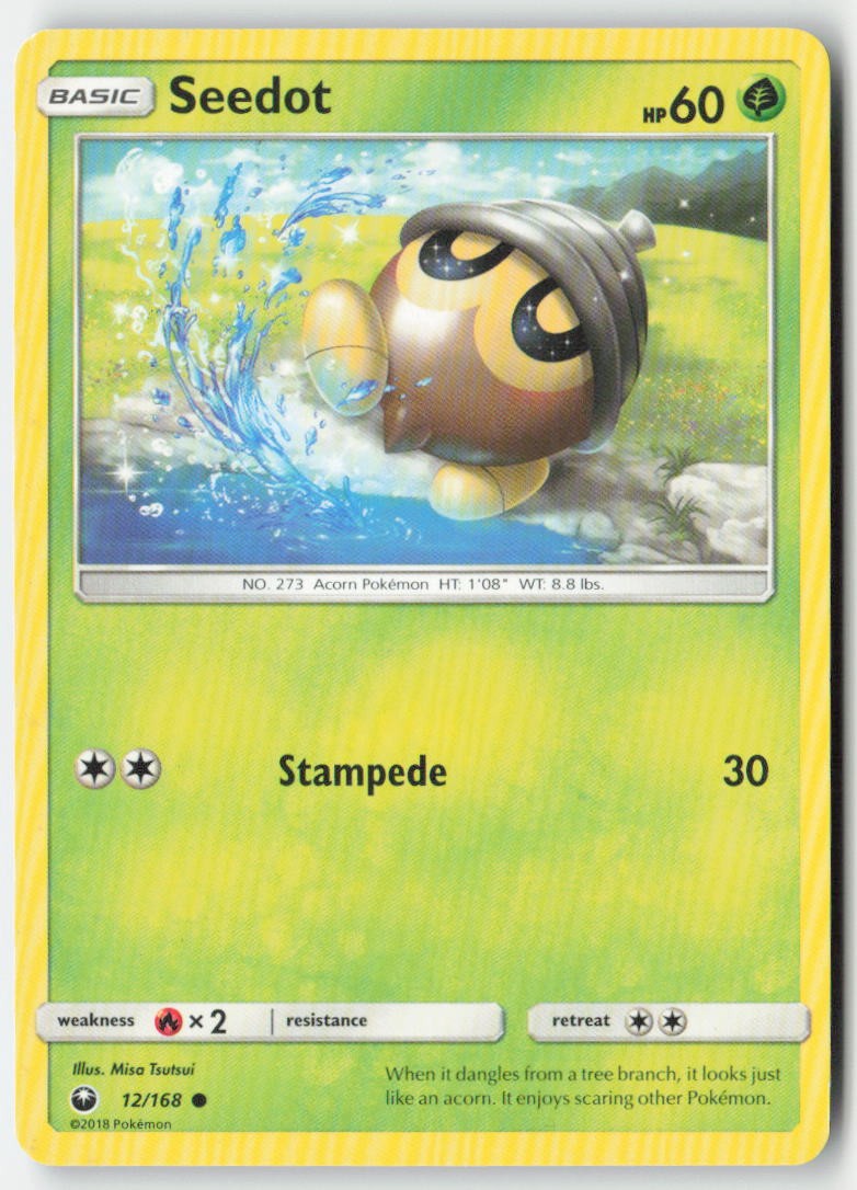 Seedot 12/168 Regular Celestial Storm Moderately Played