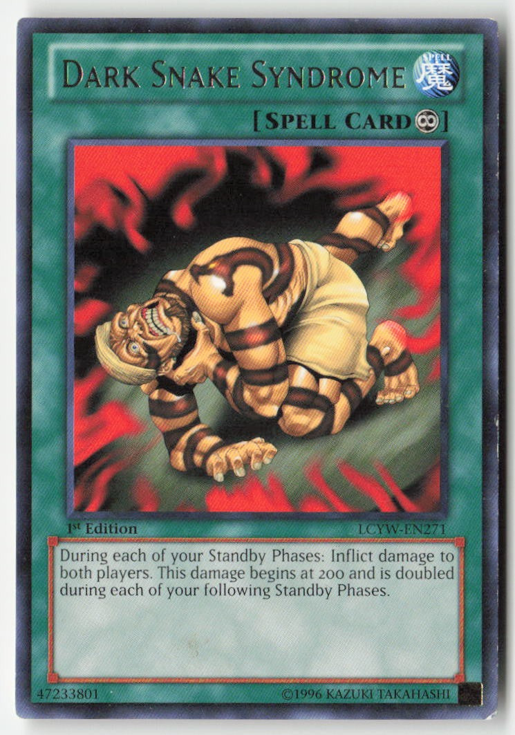 Dark Snake Syndrome LCYW-EN271 1st Edition Rare Moderately Played