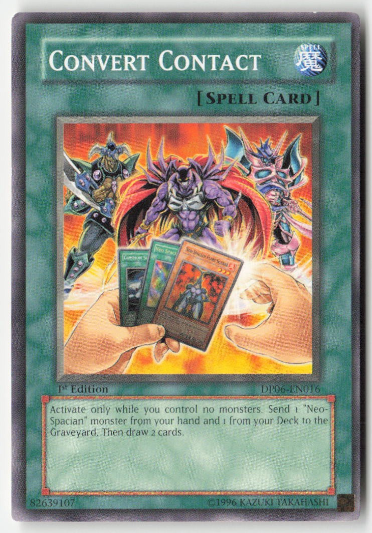 Convert Contact DP06-EN016 1st Edition Common Moderately Played, Front