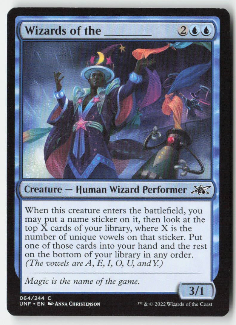 Wizards of the _____ UNF 64 Common Moderately Played