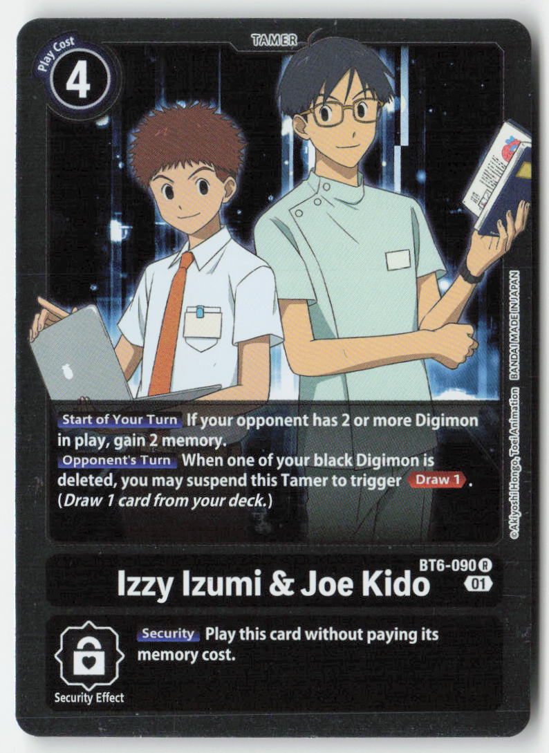 Izzy Izumi & Joe Kido BT6-090 Foil Rare Near Mint