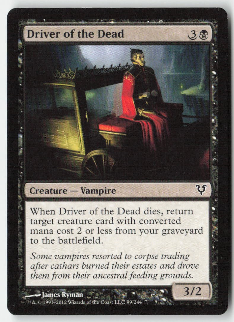 Driver of the Dead AVR 99 Common Moderately Played