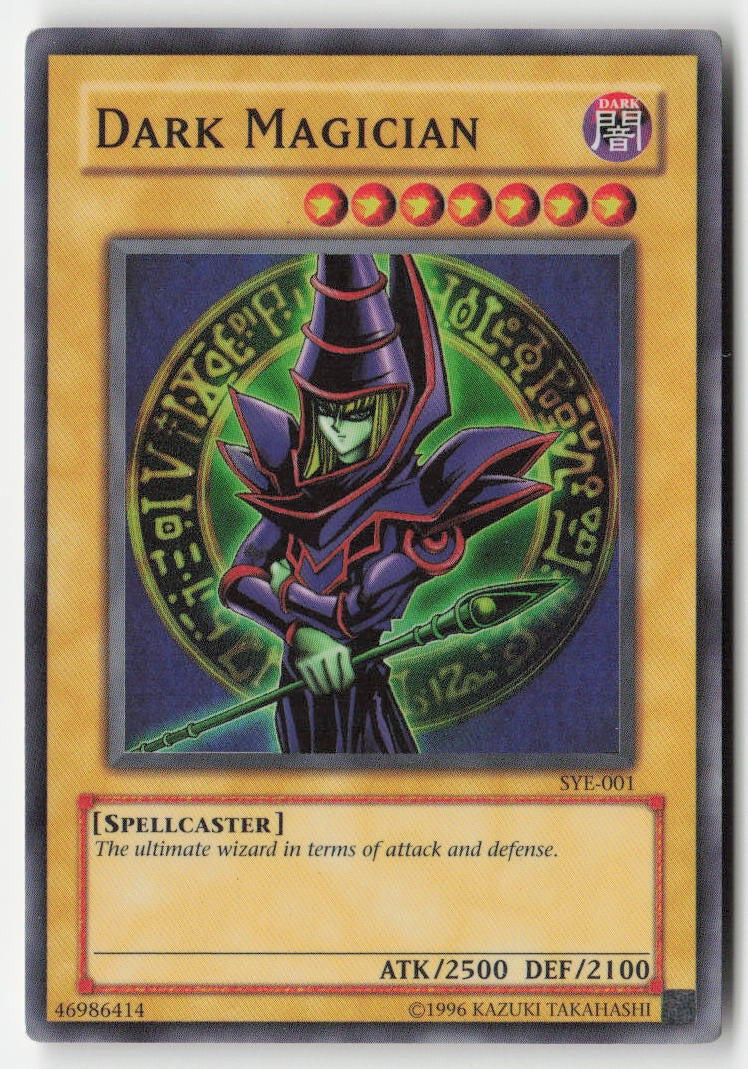 Dark Magician SYE-001 Unlimited Super Rare Moderately Played
