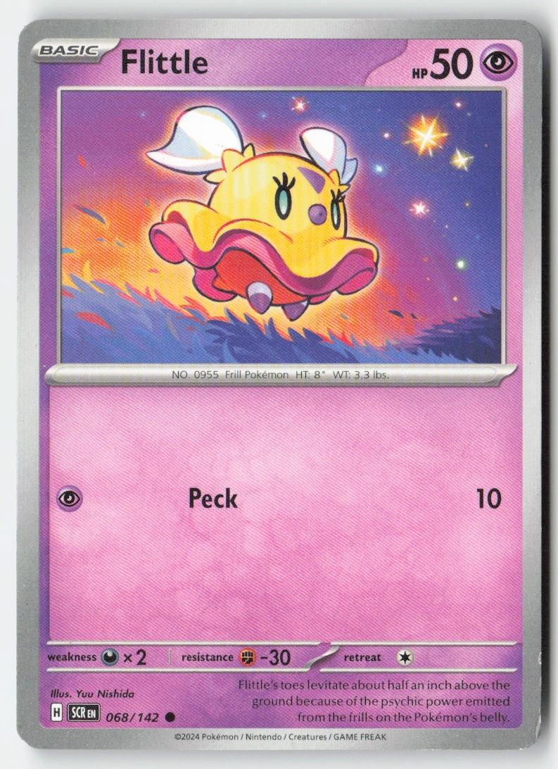 Flittle 068/142 Regular Stellar Crown Moderately Played, Front
