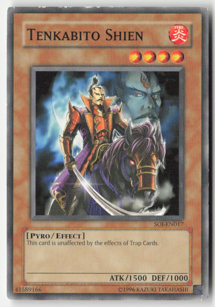 Tenkabito Shien SOI-EN017 Unlimited Common Moderately Played, Front