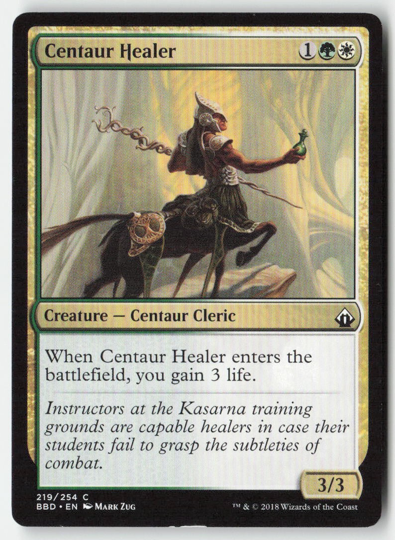 Centaur Healer BBD 219 Common Moderately Played