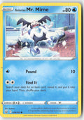 Galarian Mr. Mime 34/163 Regular Battle Styles Moderately Played