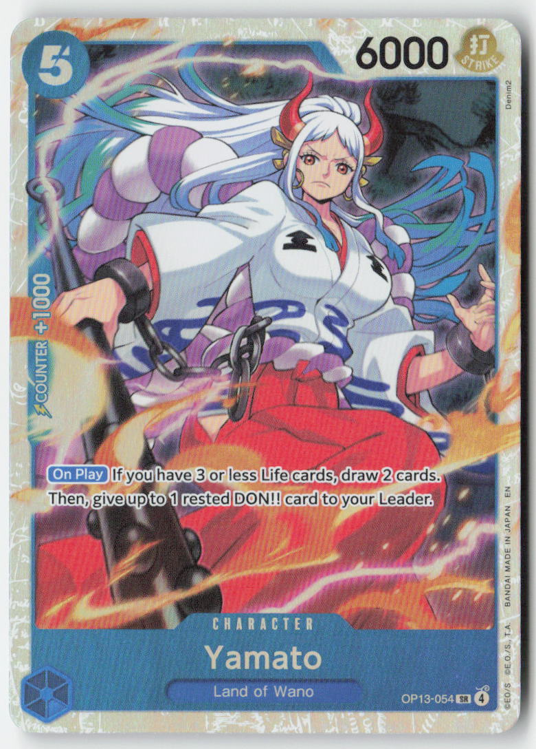 Yamato OP13-054 Foil Super Rare Lightly Played