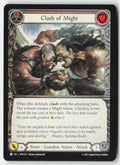 Clash of Might (Red) #HVY137 - Heavy Hitters - Flesh and Blood - Rare - Near Mint