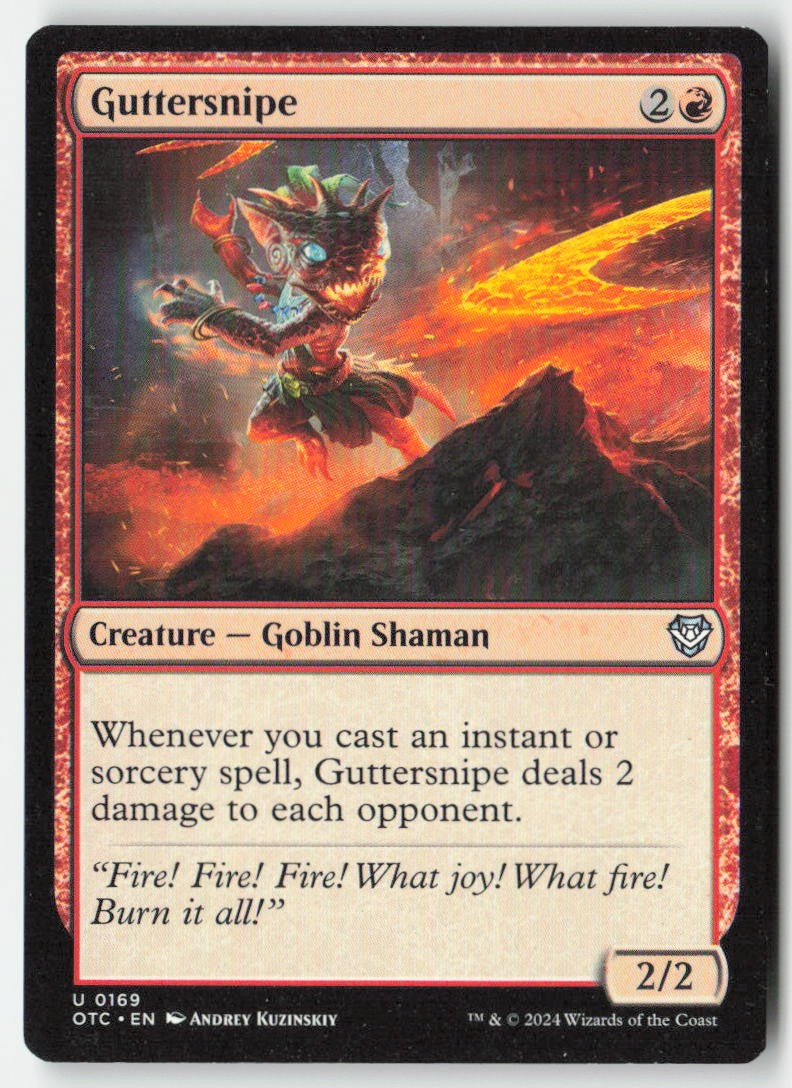 Guttersnipe OTC 169 Uncommon Moderately Played