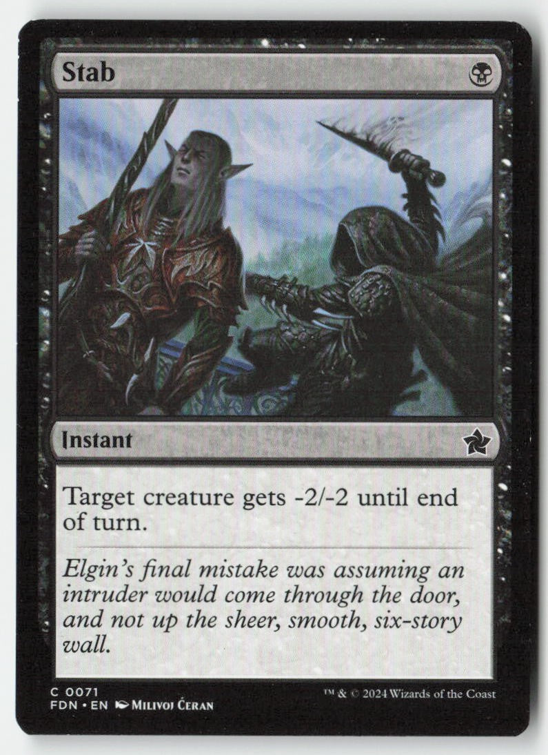 Stab FDN 71 Common Moderately Played