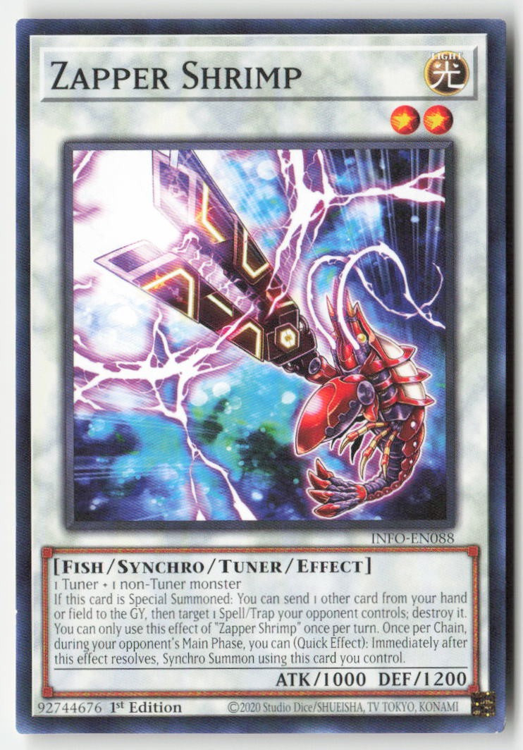 Zapper Shrimp INFO-EN088 1st Edition Common Moderately Played