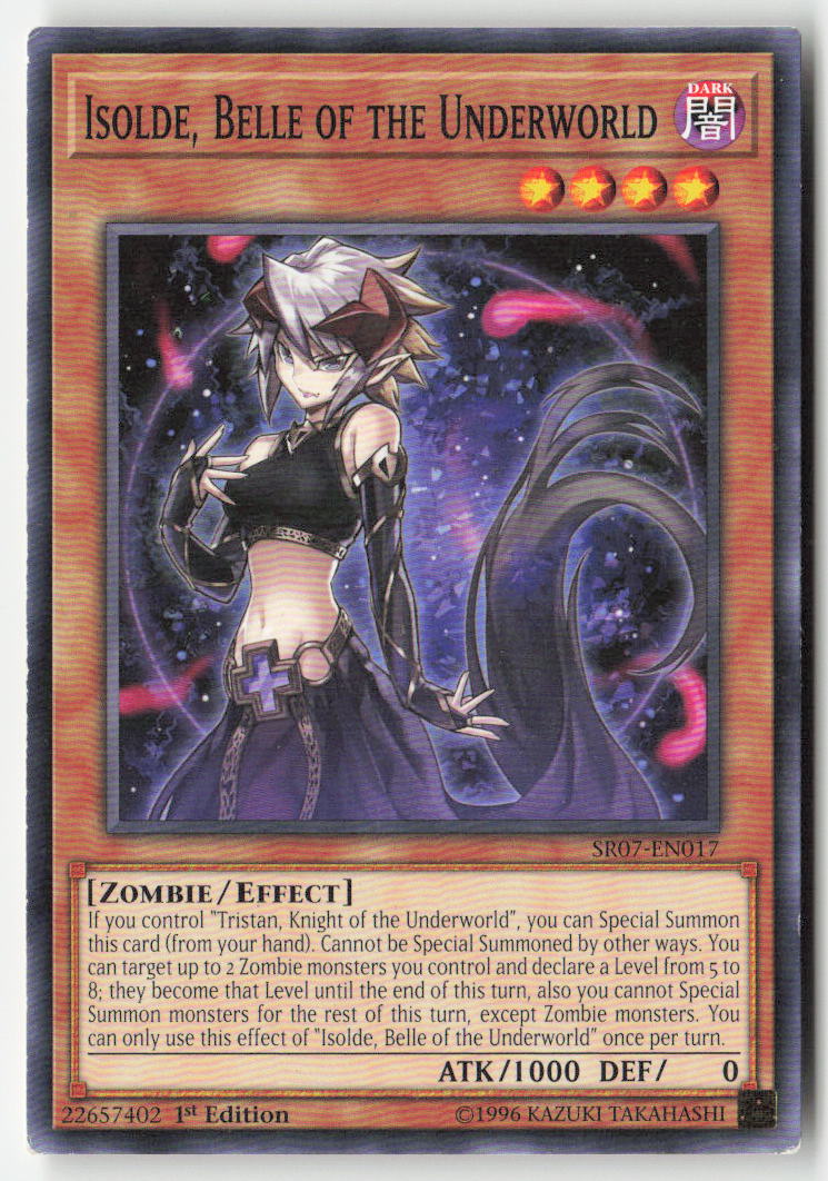Isolde, Belle of the Underworld SR07-EN017 1st Edition Common Moderately Played