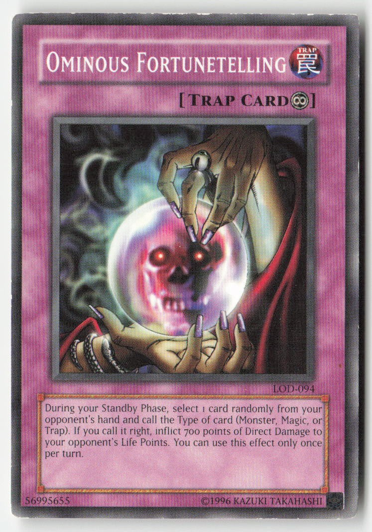 Ominous Fortunetelling LOD-094 Unlimited Common Moderately Played