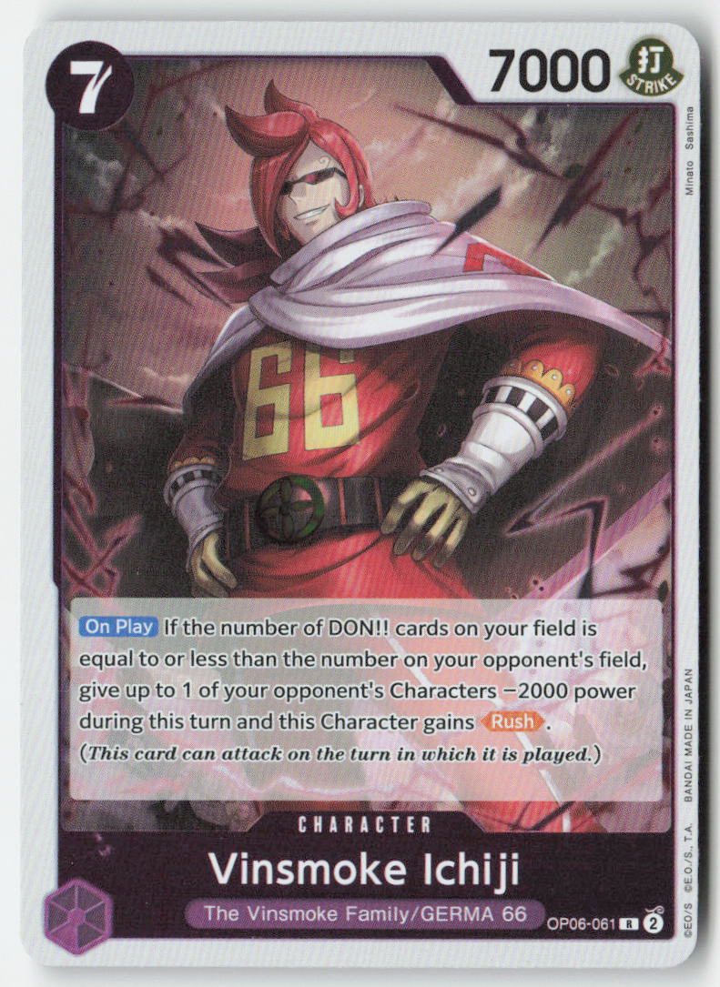 Vinsmoke Ichiji OP06-061 Foil Rare Lightly Played