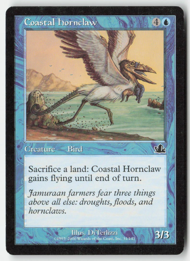 Coastal Hornclaw PCY 31 Common Moderately Played