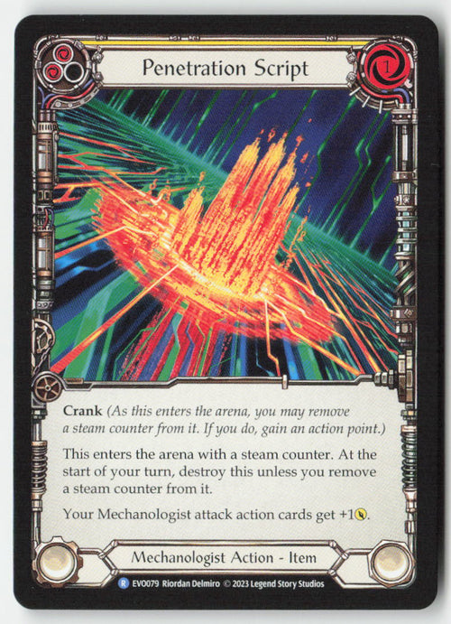 Penetration Script #EVO079 - Bright Lights - Flesh and Blood - Rare - Near Mint
