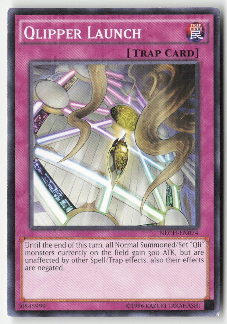 Qlipper Launch NECH-EN074 Unlimited Common Moderately Played, Front