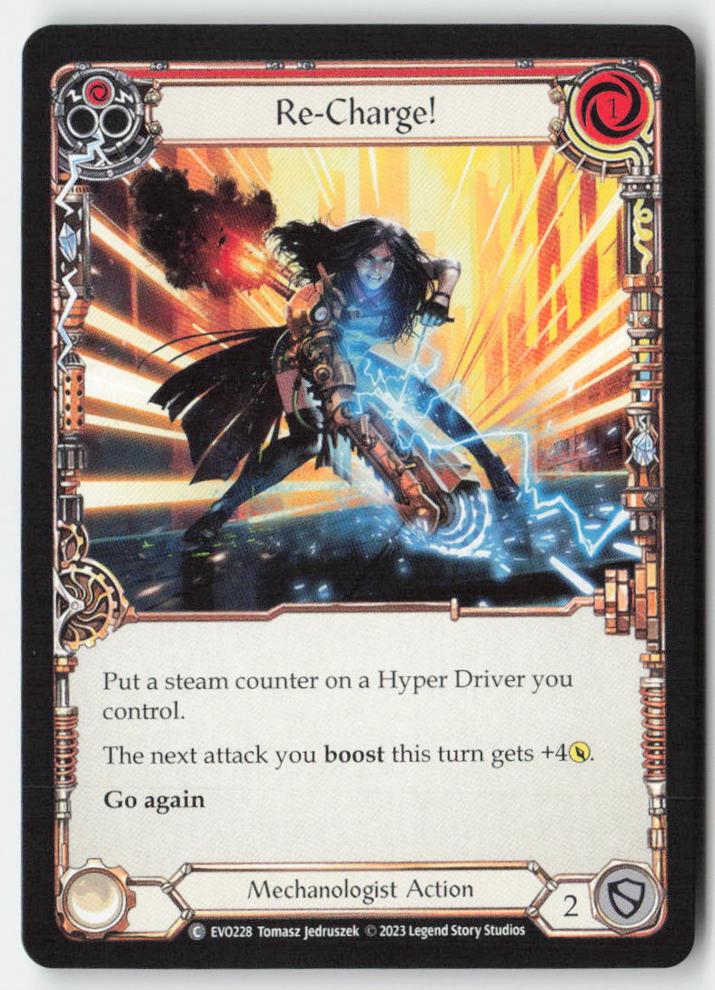 Re-Charge! (Red) #EVO228 - Bright Lights - Flesh and Blood - Common - Near Mint