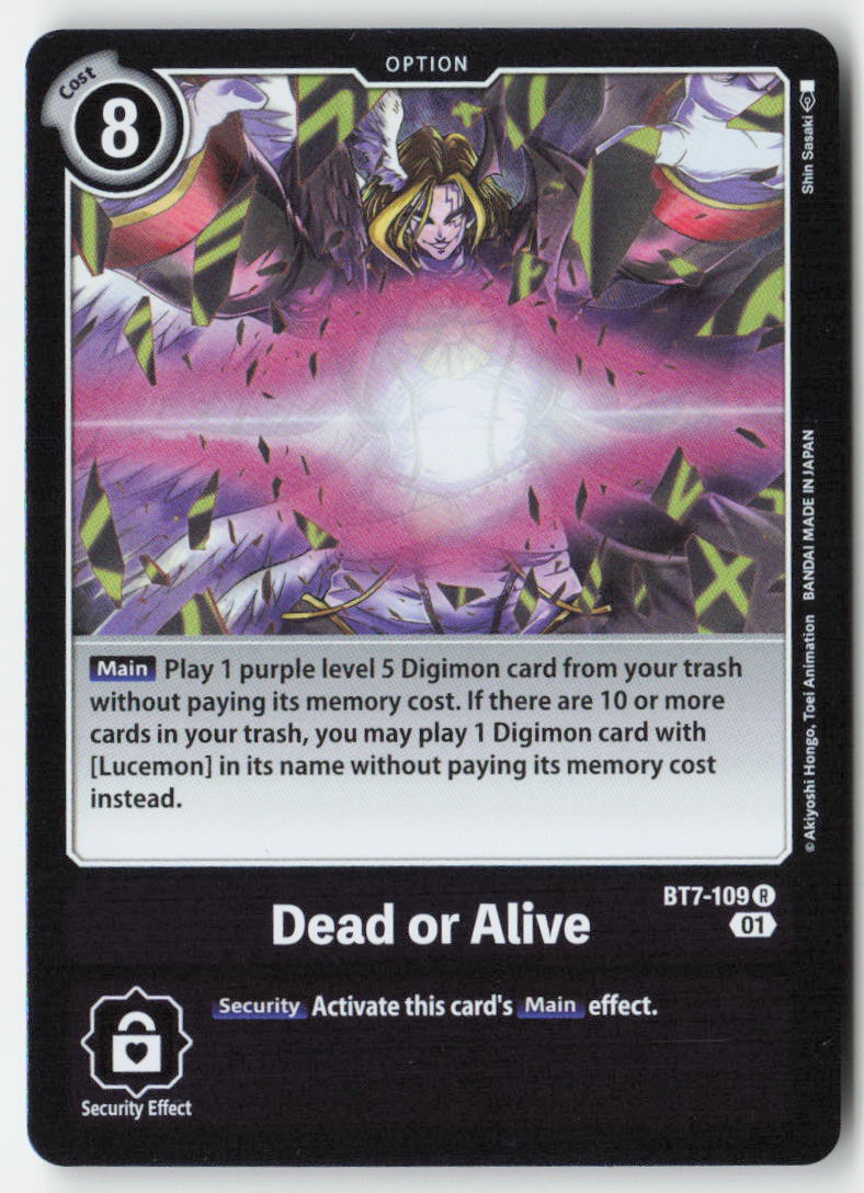 Dead or Alive BT7-109 Foil Rare Near Mint