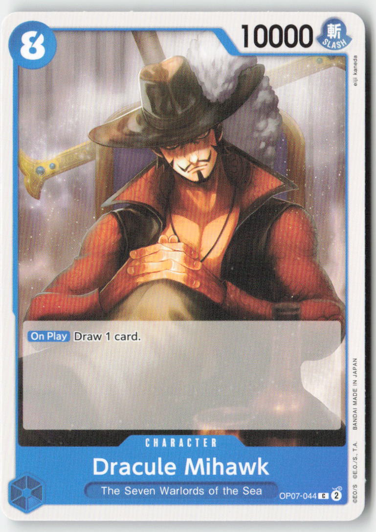 Dracule Mihawk OP07-044 Normal Common Lightly Played
