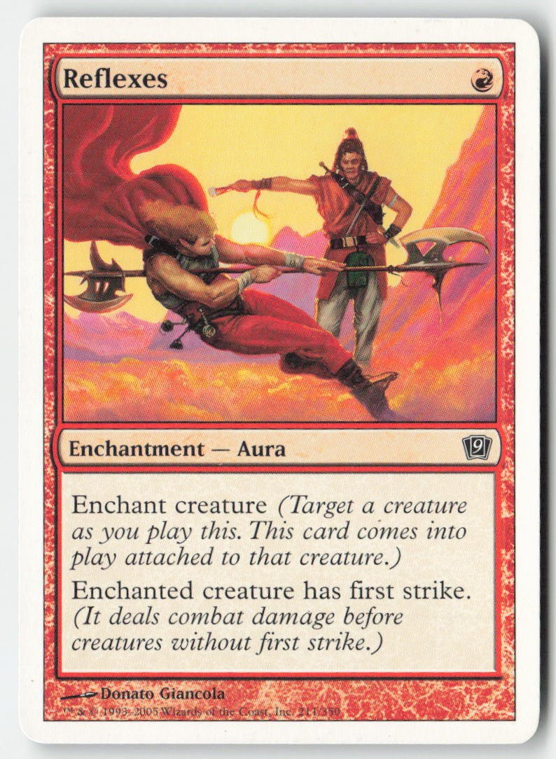 Reflexes 9ED 211 Common Moderately Played, Front