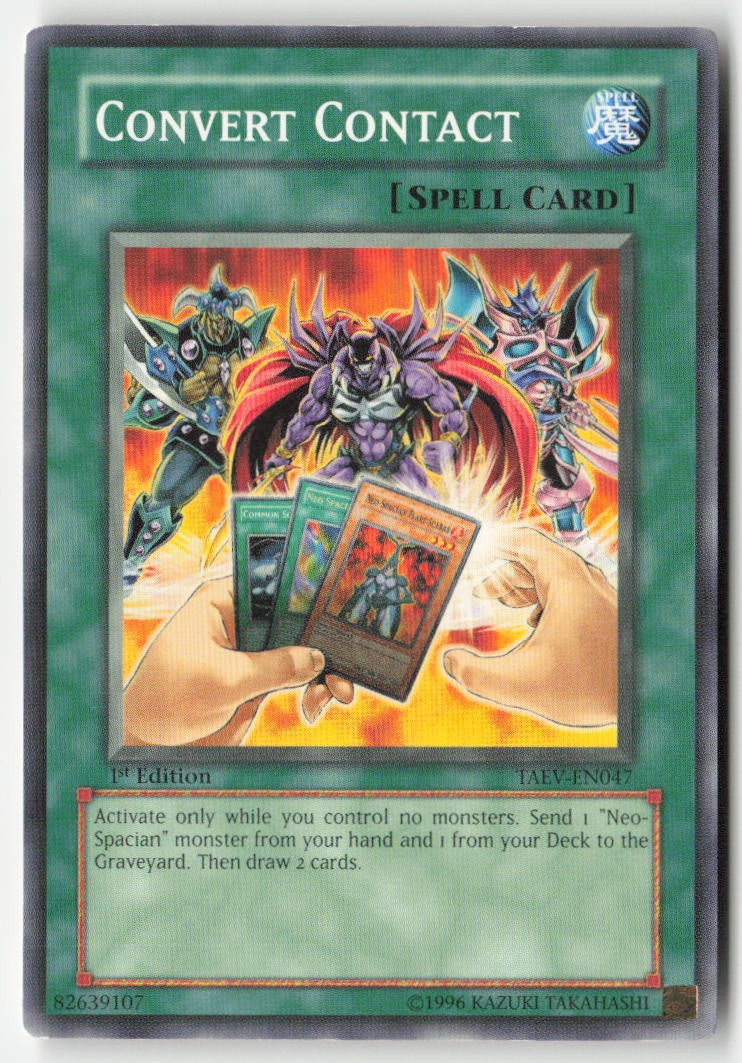 Convert Contact TAEV-EN047 1st Edition Common Moderately Played, Front