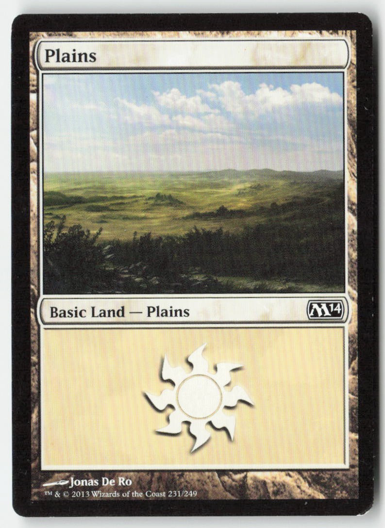 Plains M14 231 Common Moderately Played, Front