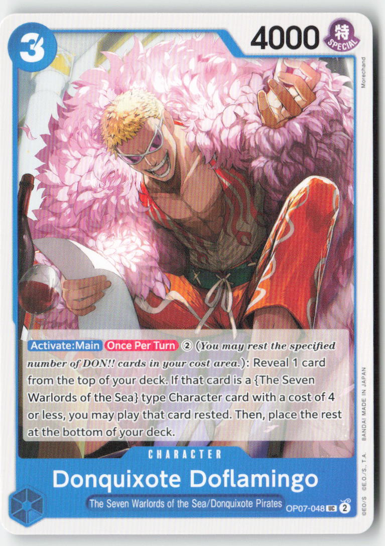 Donquixote Doflamingo OP07-048 Normal Uncommon Lightly Played