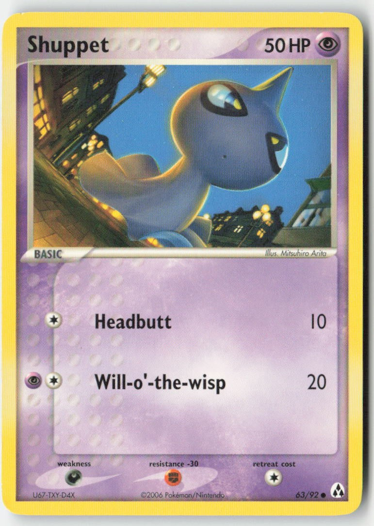 Shuppet 63/92 Regular Legend Maker Moderately Played