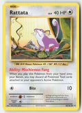 Rattata 66/108 Regular Evolutions Moderately Played