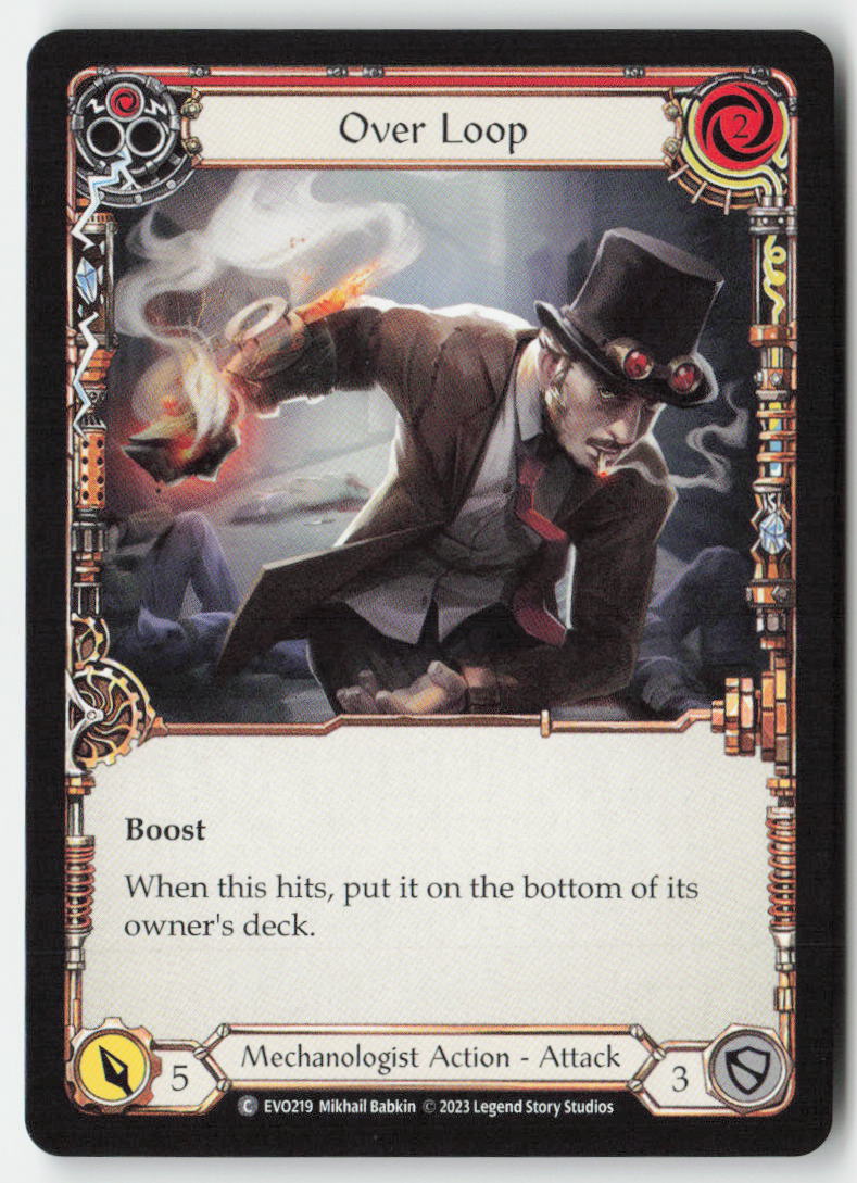 Over Loop (Red) #EVO219 - Bright Lights - Flesh and Blood - Common - Near Mint
