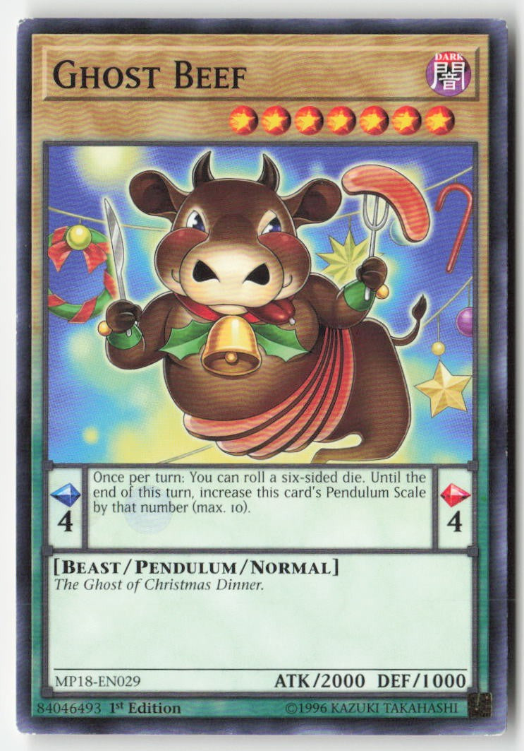 Ghost Beef MP18-EN029 1st Edition Common Moderately Played