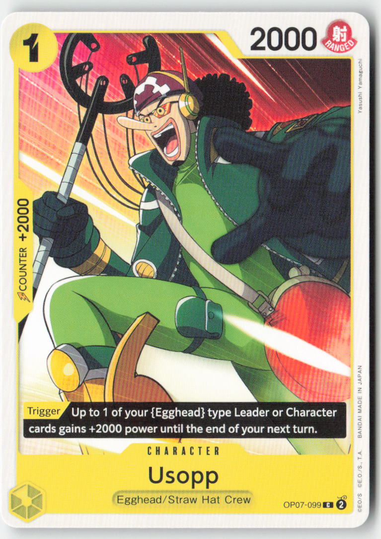 Usopp OP07-099 Normal Common Lightly Played