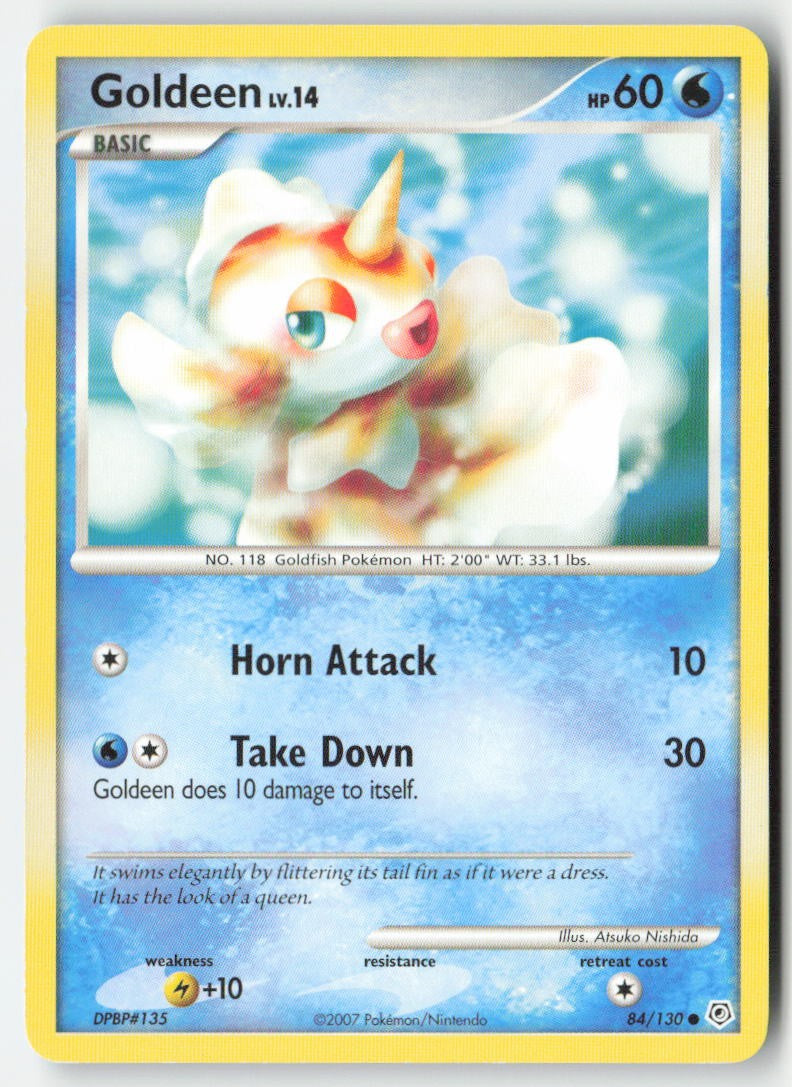 Goldeen 84/130 Regular Diamond & Pearl Moderately Played