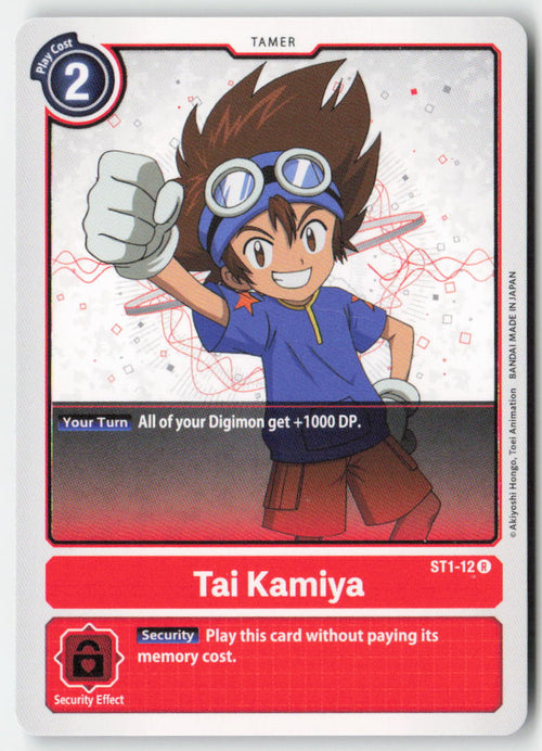 Tai Kamiya ST1-12 Normal Rare Near Mint
