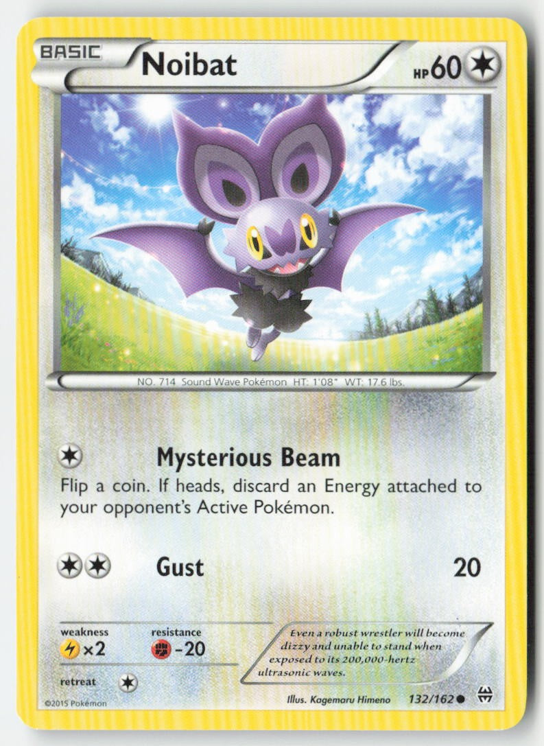 Noibat 132/162 Regular BREAKthrough Moderately Played, Front