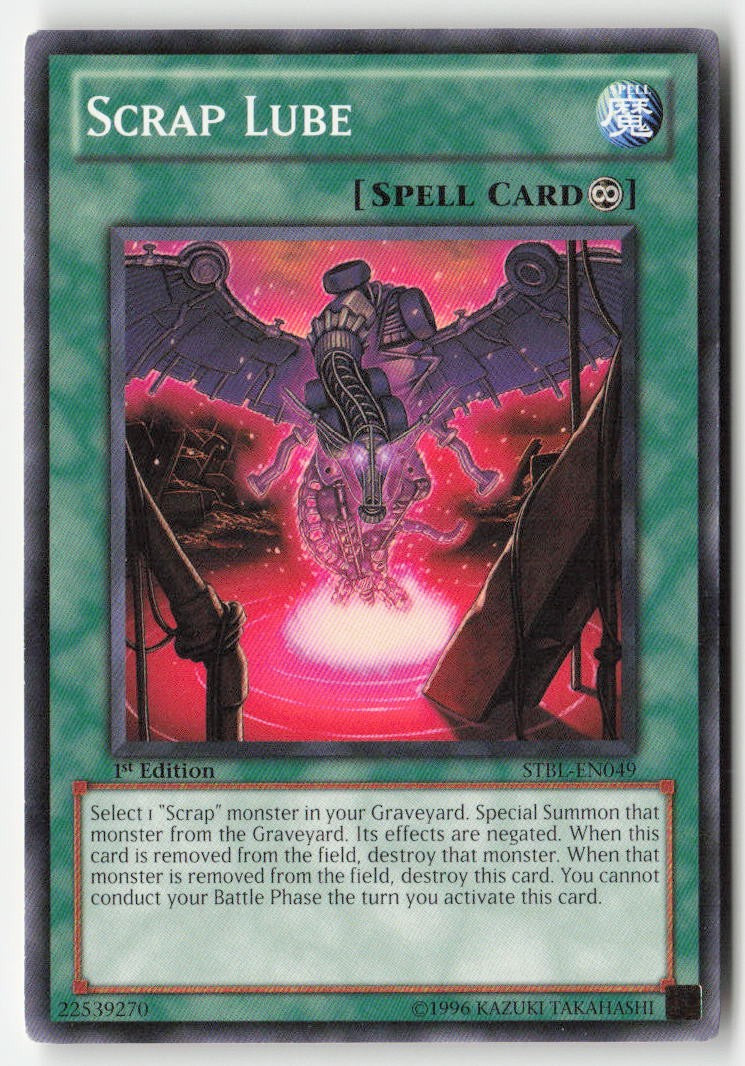 Scrap Lube STBL-EN049 1st Edition Common Moderately Played