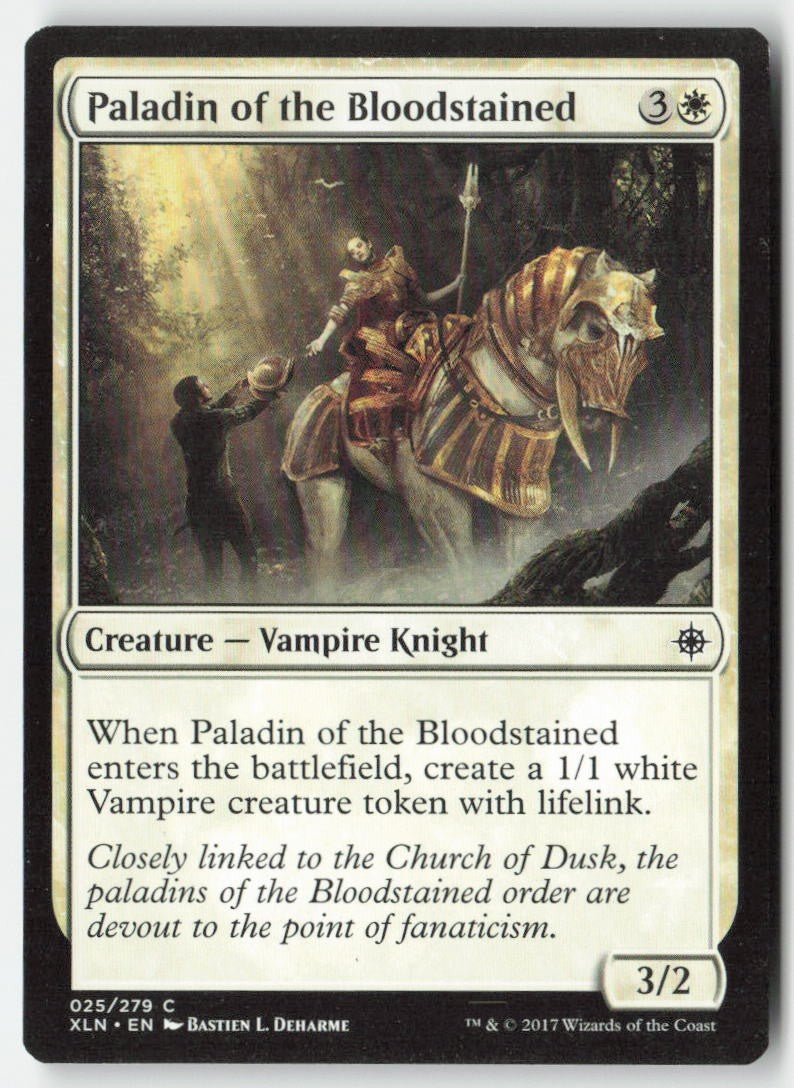 Paladin of the Bloodstained XLN 25 Common Moderately Played