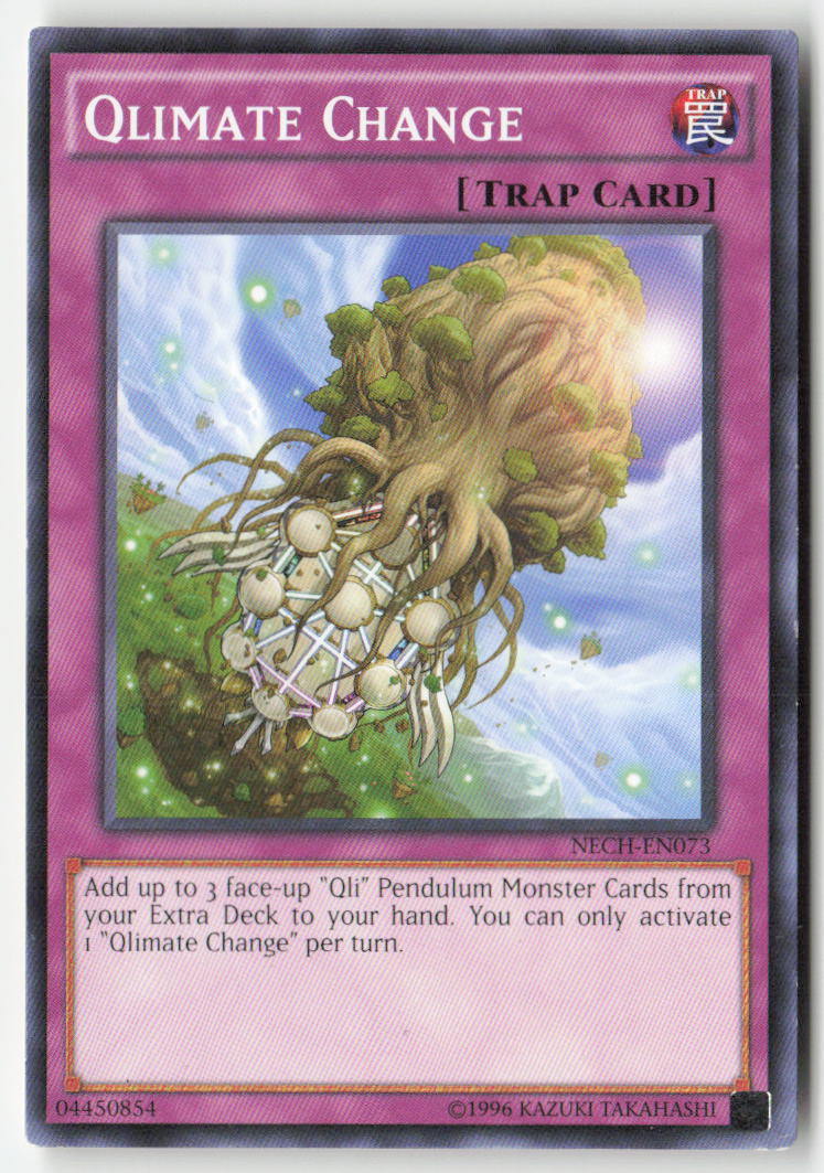 Qlimate Change NECH-EN073 Unlimited Common Moderately Played, Front