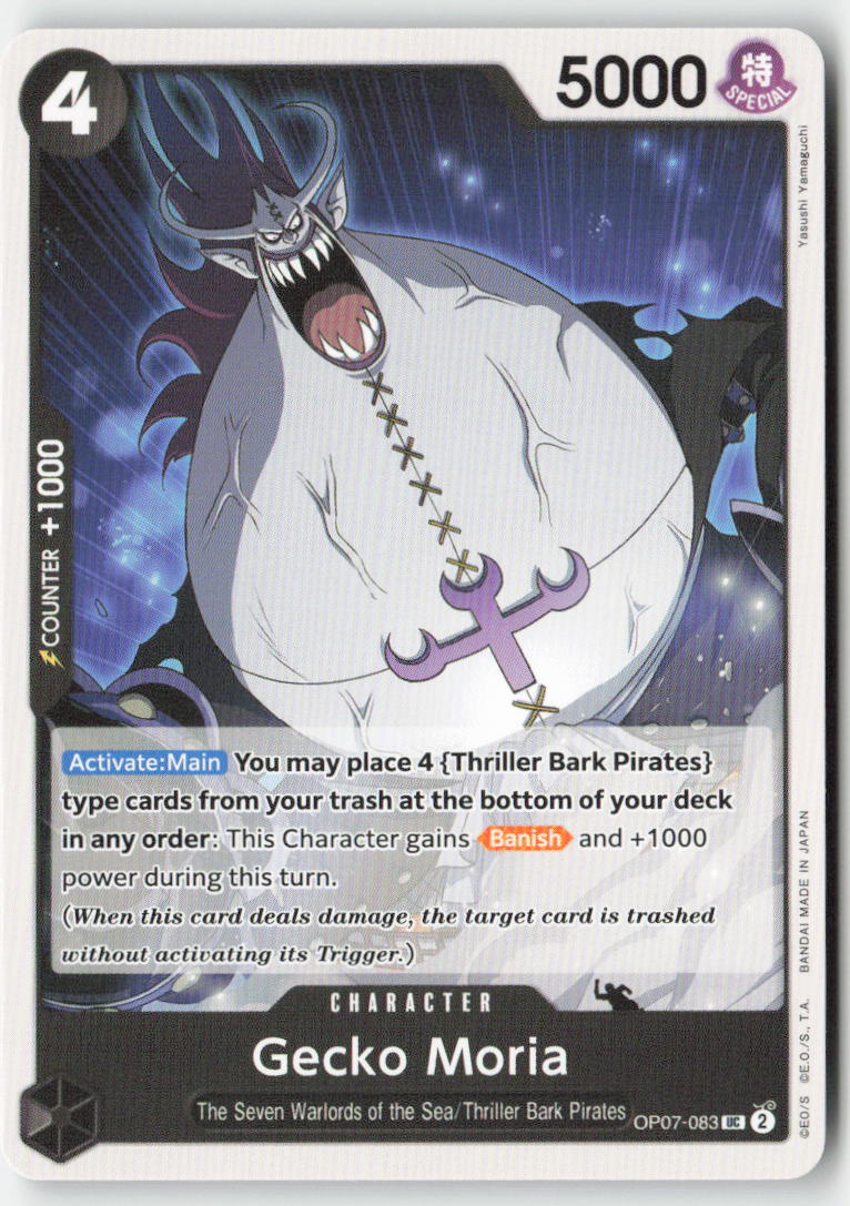 Gecko Moria OP07-083 Normal Uncommon Lightly Played