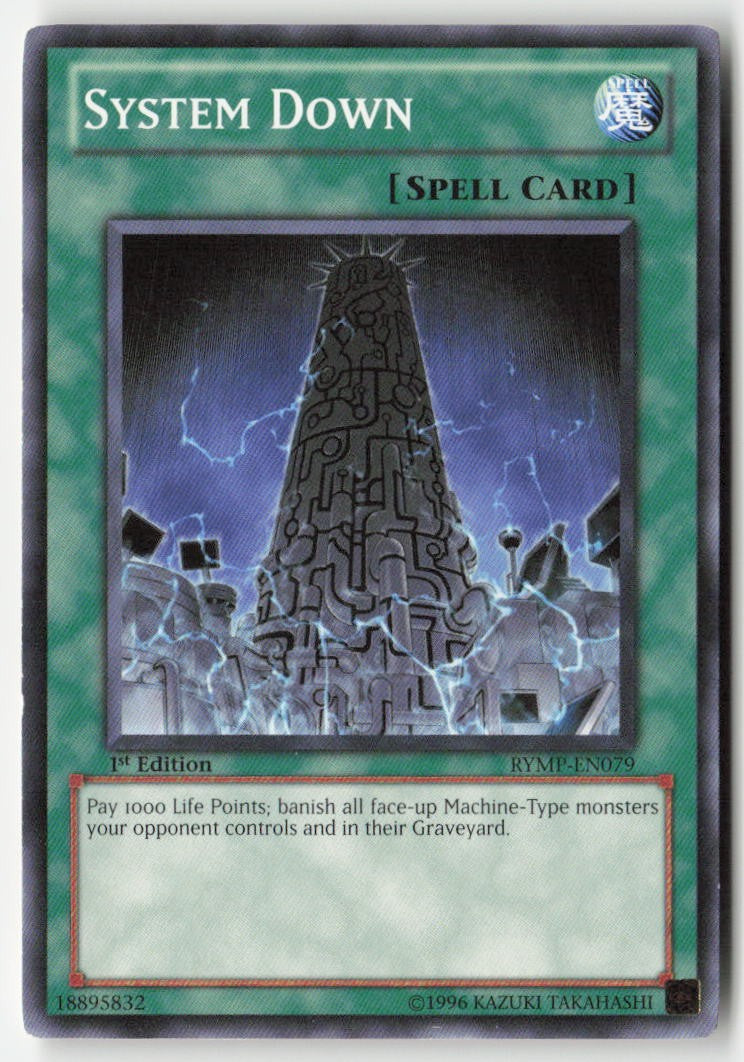 System Down RYMP-EN079 1st Edition Common Moderately Played, Front