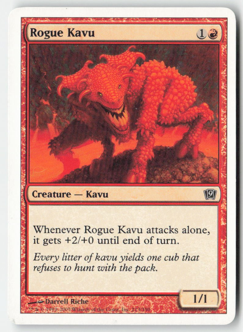 Rogue Kavu 9ED 213 Common Moderately Played