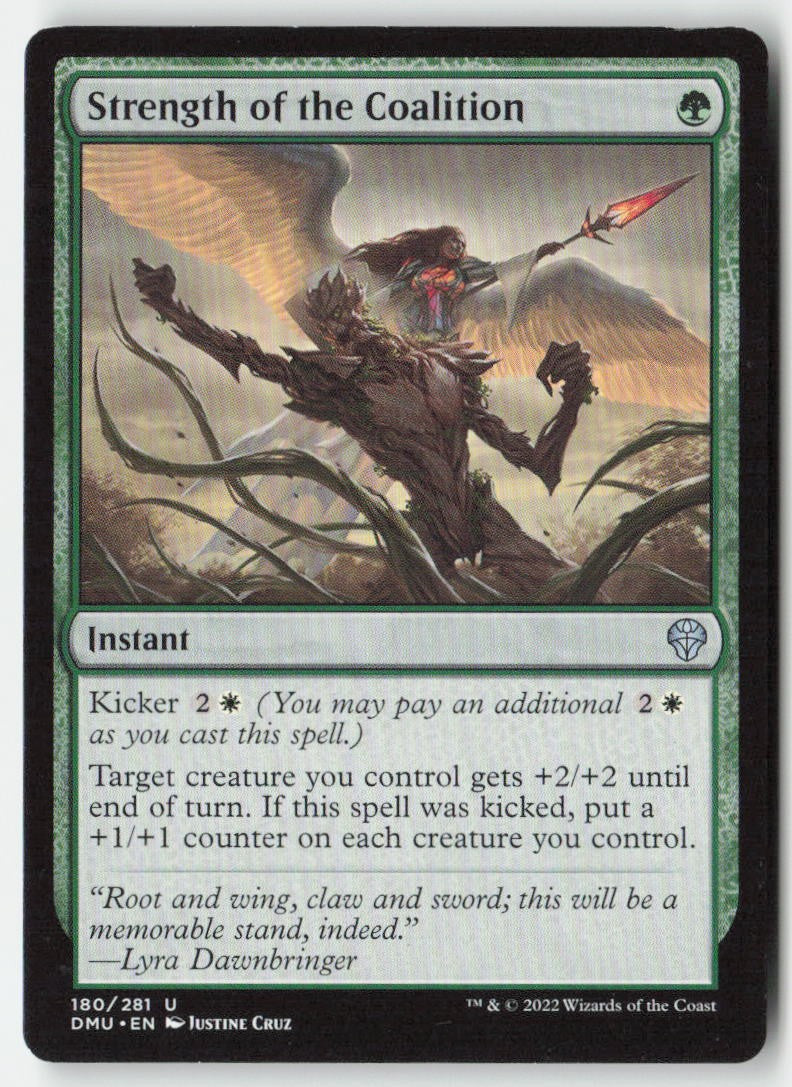 Strength of the Coalition DMU 180 Uncommon Moderately Played